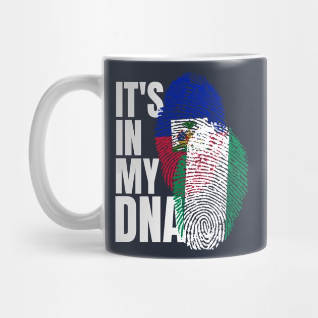 Haitian And Nigerian Mix DNA Heritage Flag Gift by Just Rep It!!